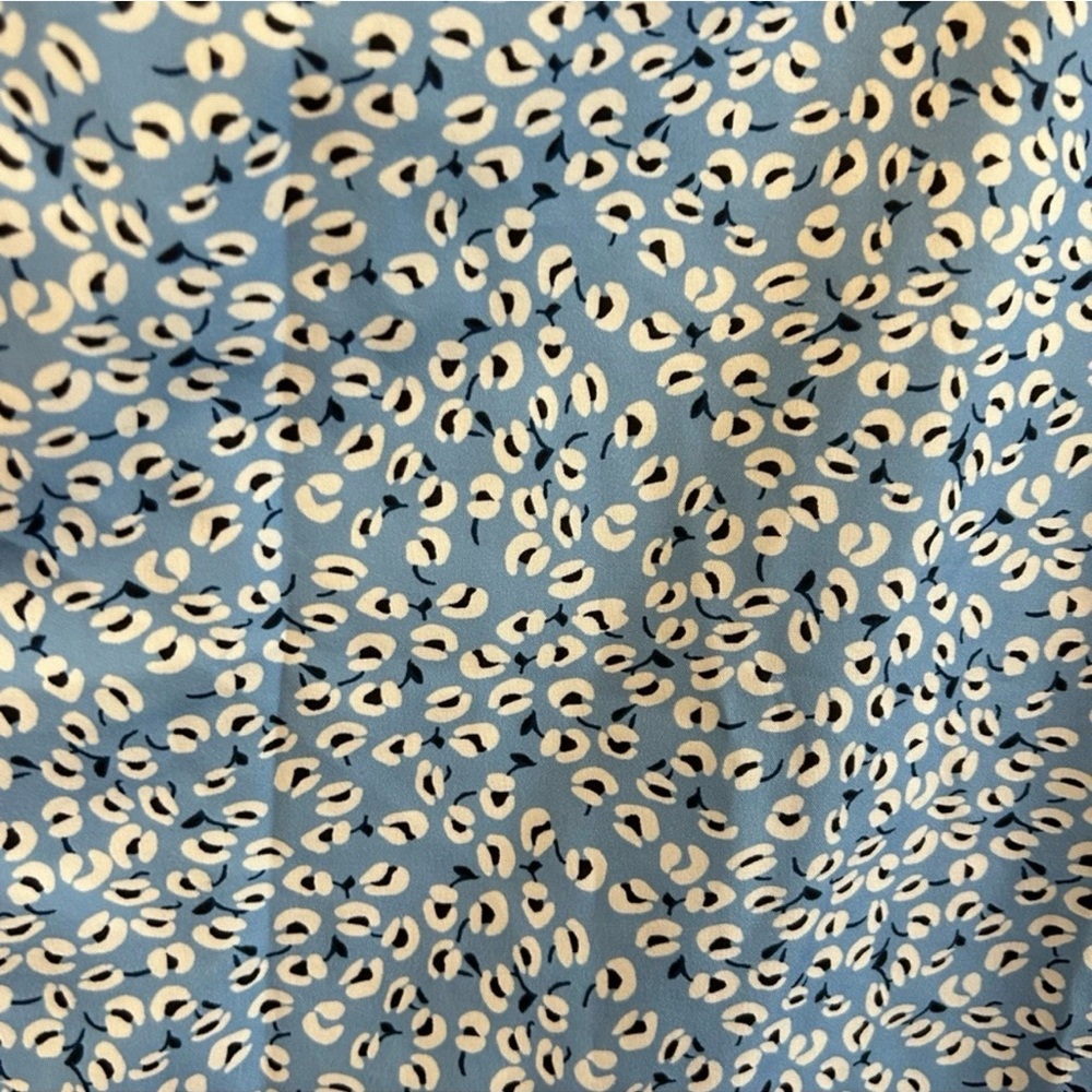 Blue Floral Women's Midi Skirt - Picture 5 of 5